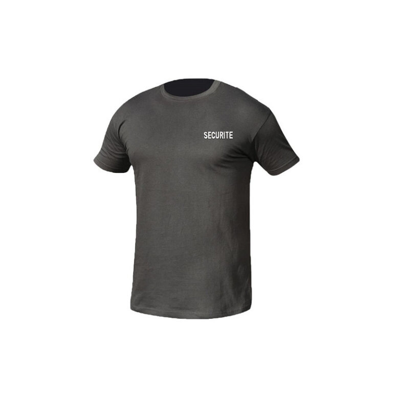 T-shirt Noir "SÉCURITÉ"