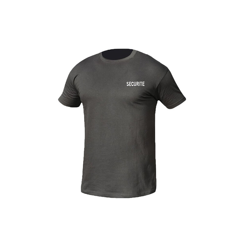 T-shirt Noir "SÉCURITÉ"